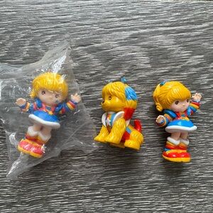 1983 Vintage Rainbow Brite and Puppy Brite PVC Figures